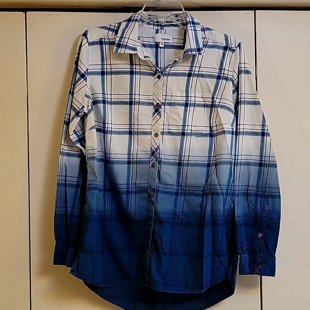 Sonoma women's ombre flannel
